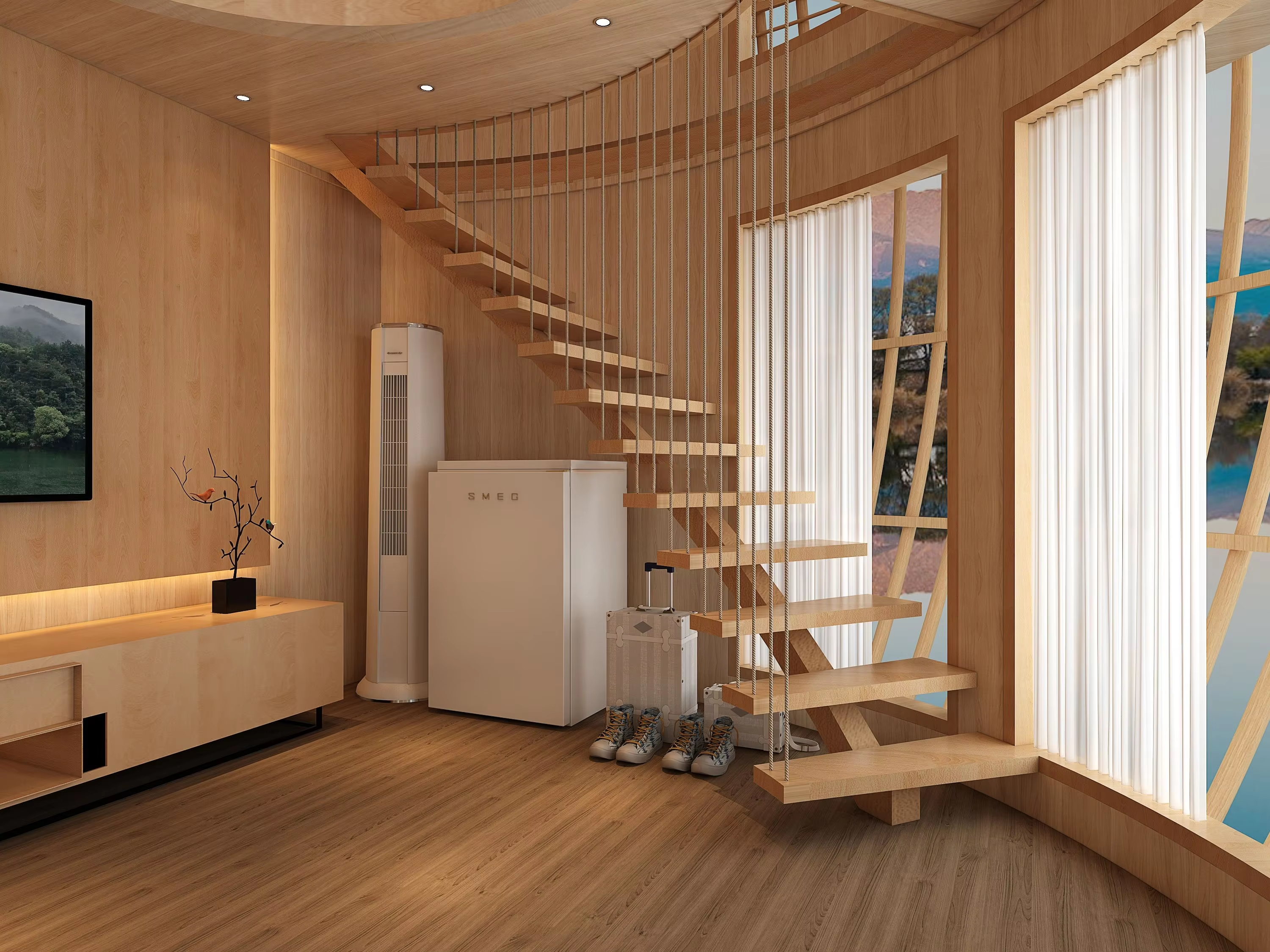 Light‑Gauge Steel Modular Bird‑Nest House