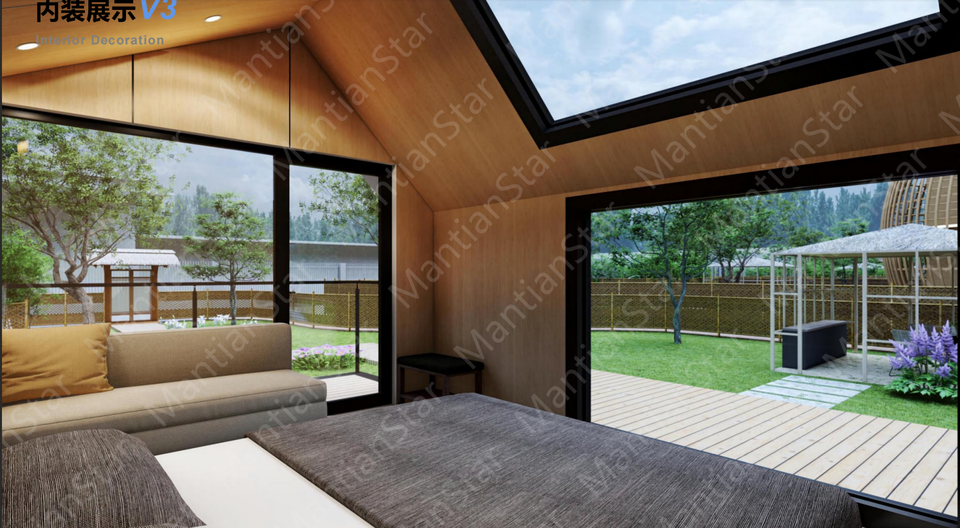 Movable Intelligent Control Space Capsule for Office Building Outdoor Scenic Spot Container House Activity Board for Office
