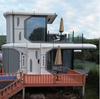 Luxury Double-Deck Space Capsule Home System Mobile Beach Hotel & Homestay Container Houses for Supermarket & Office Building