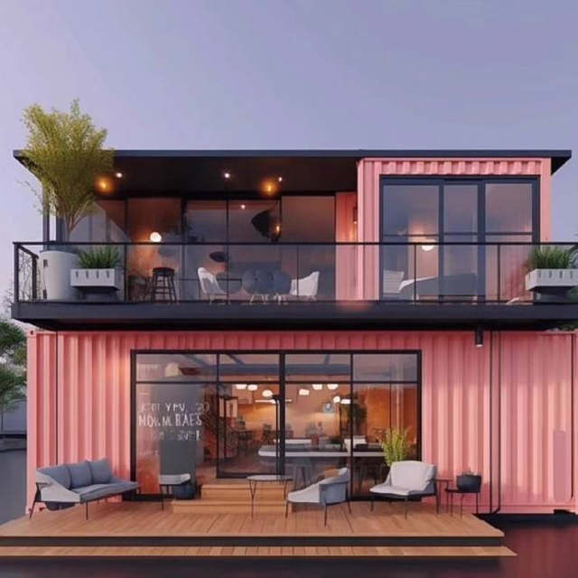 Modern Design Creative Containers Stainless Steel Frame Steel Material Horizontal Opening Fixed Style Glass Door