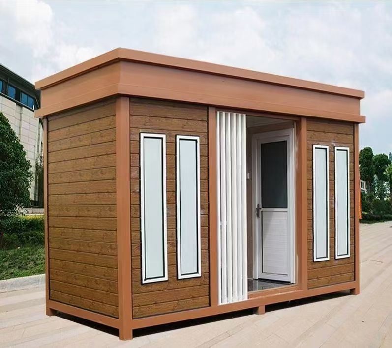 Steel Mobile Toilet for Outdoor Scenic Areas Public Apple Warehouse Eco-Friendly Living Room Eco-Criendly Mobile Supermarket Gym