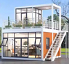 Residential Container Mobile Room Fast LCL Export Trade Simple Activity Board Equipment Flat Pack Steel House Office Building