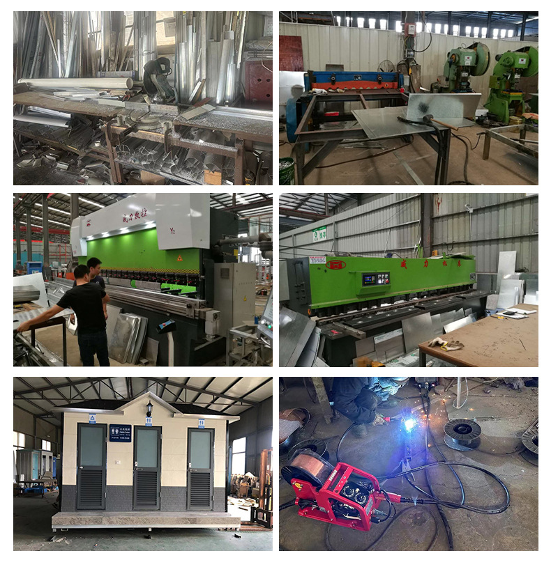 Customized Trailer Mobile Environmental Protection Toilet Plastic Material for Scenic Construction Site Public Toilet Rental