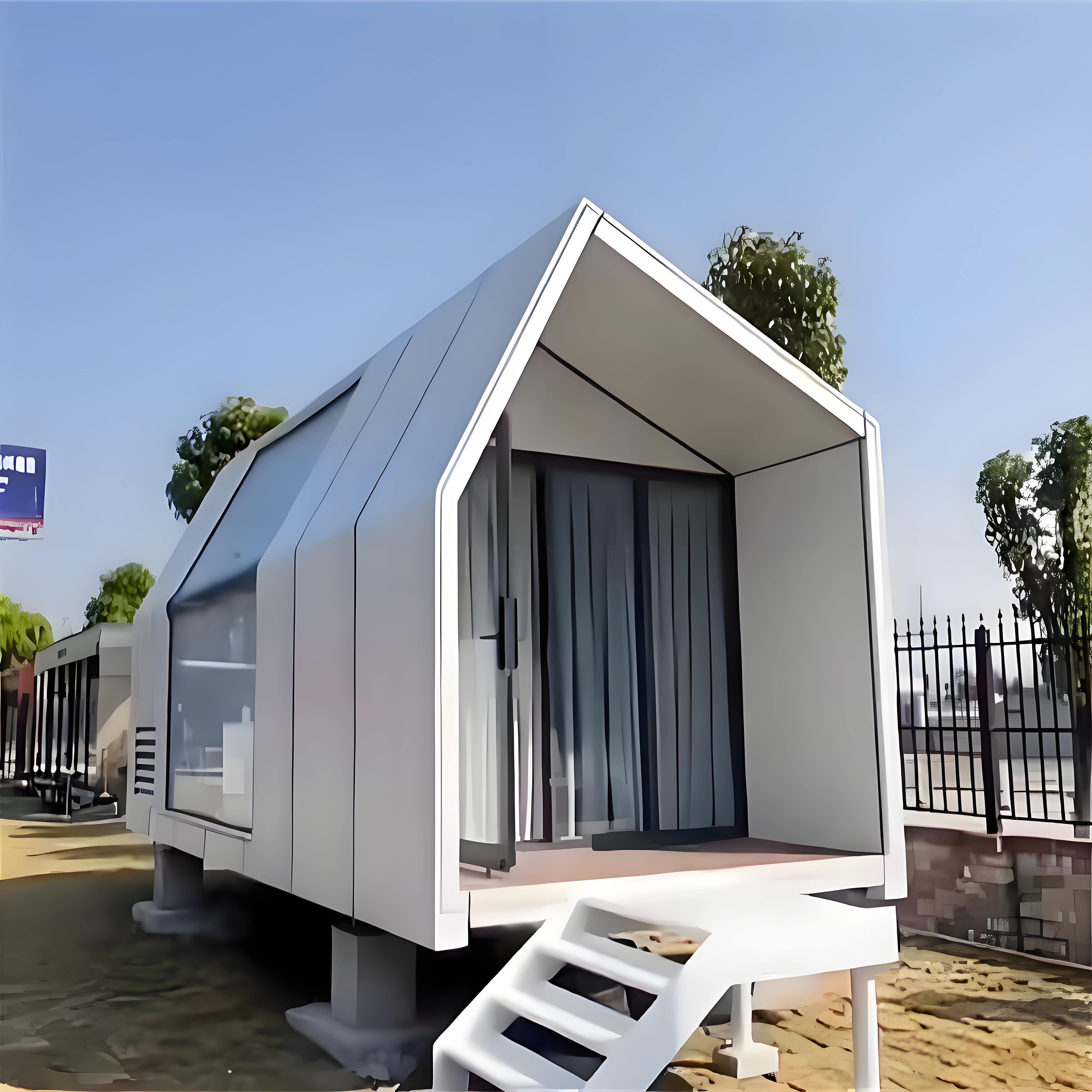 Luxury Contemporary Aluminum Light Steel Square Mobile Villa