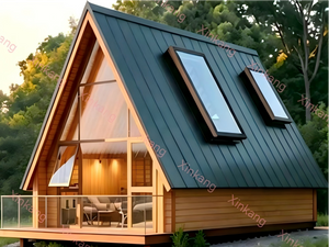 Prefabricated A‑Frame Wooden House, Internet‑Famous Scenic Spot Homestay Wooden House, Outdoor Camping Vacation A‑Shape Wooden House, Customizable
