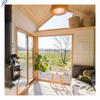 Prefabricated Mobile Space Modern House Small Trailer House With Wheels With a Loft Travel Trailer