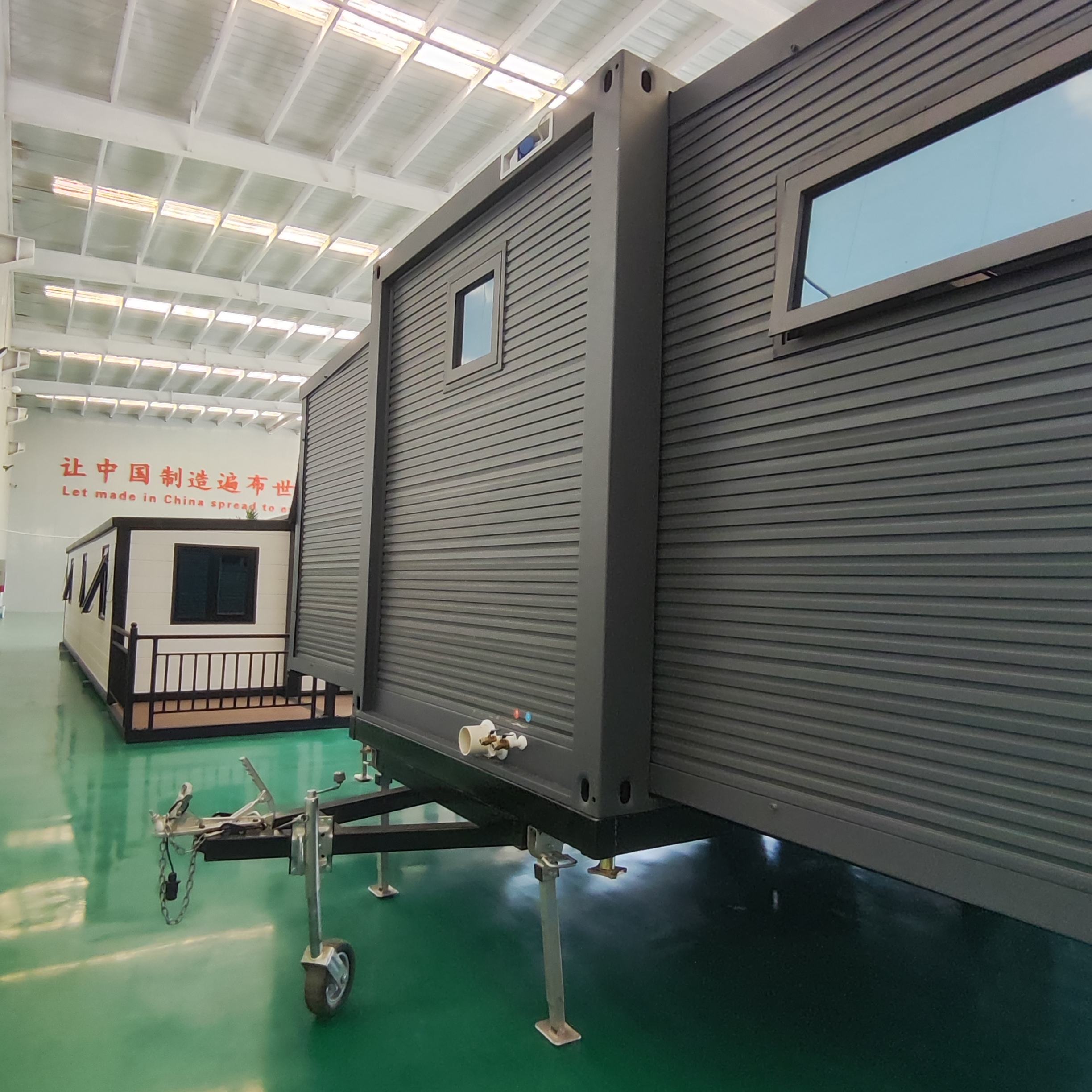 Best Selling Expandable Wooden Container House with Trailer and Tiny House on Wheels for Mobile Dwelling Villa & Apartment Use