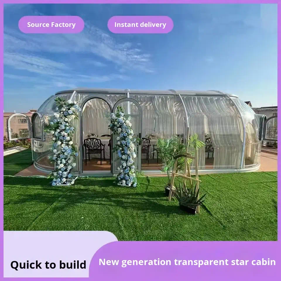Internet-Famous Camping Pc Starry Sky Room Homestay Family Play Outdoor Tent Movable Rooftop Restaurant Bubble House