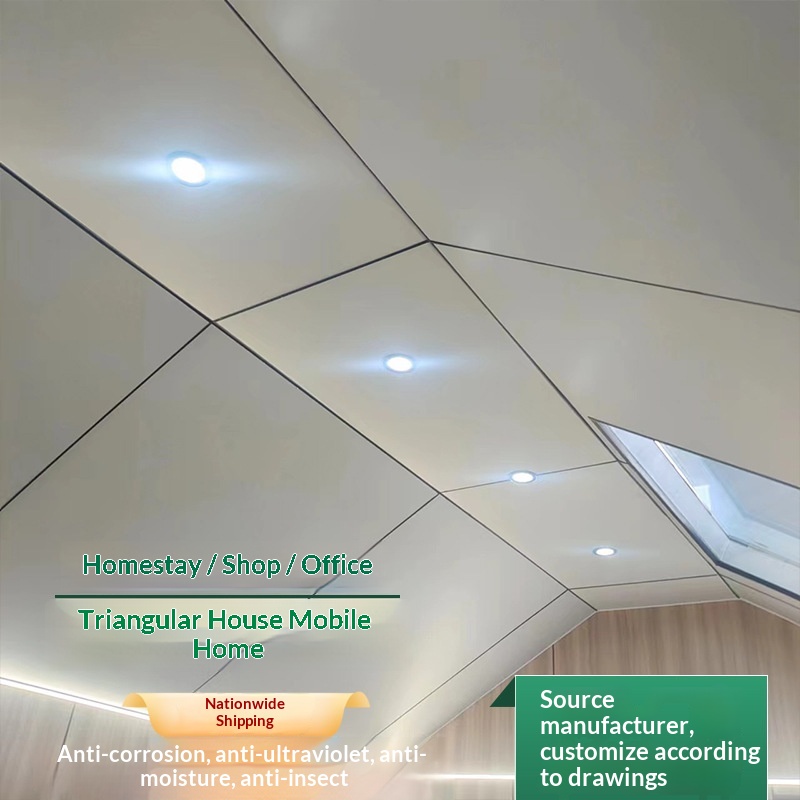 Outdoor Triangle Chalet Modular Creative Internet Celebratory Villa Landscape Homestay Space Capsule Mobile Room Hotel Office