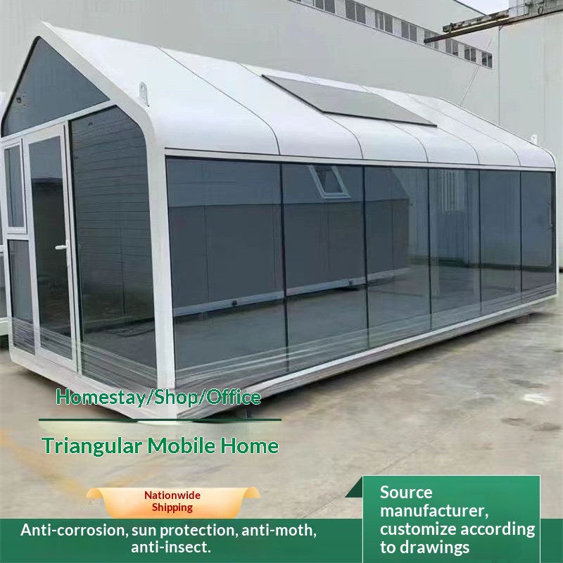 Outdoor Triangle Chalet Modular Creative Internet Celebratory Villa Landscape Homestay Space Capsule Mobile Room Hotel Office