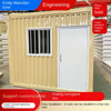 Steel Folding Corrugated Container House Simple Mobile Residence Office for Outdoor Use Integrated Outdoor Flat Pack Container