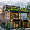 Modern Design Creative Containers Stainless Steel Frame Steel Material Horizontal Opening Fixed Style Glass Door