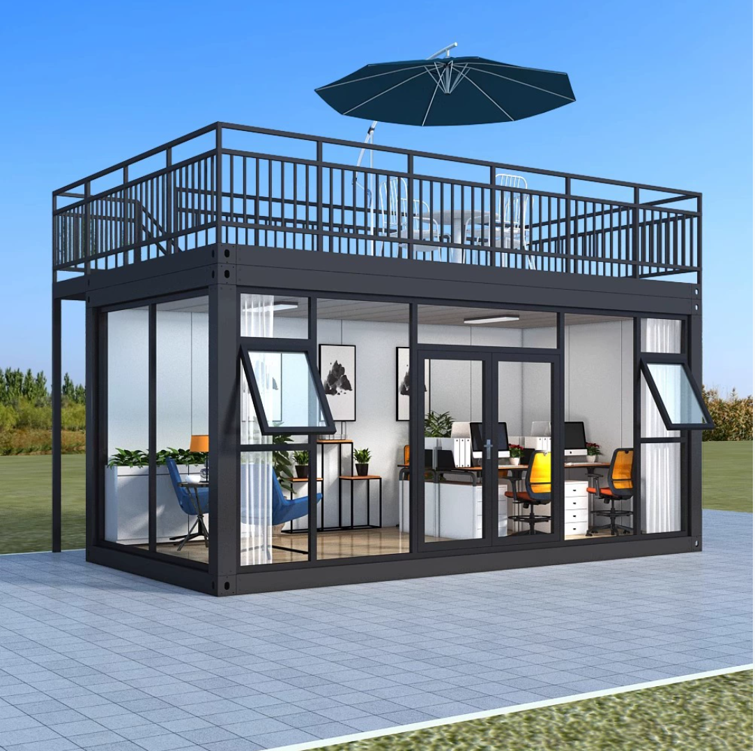 Residential Container Mobile Room Fast LCL Export Trade Simple Activity Board Equipment Flat Pack Steel House Office Building
