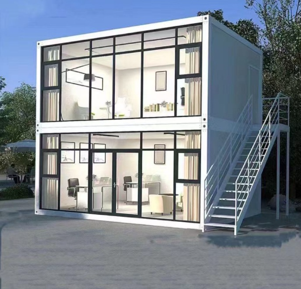Residential Container Mobile Room Fast LCL Export Trade Simple Activity Board Equipment Flat Pack Steel House Office Building
