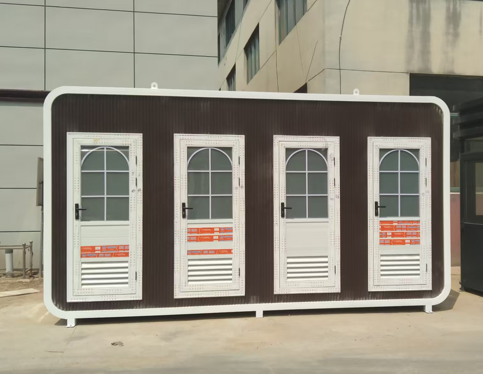 Steel Mobile Toilet for Outdoor Scenic Areas Public Apple Warehouse Eco-Friendly Living Room Eco-Criendly Mobile Supermarket Gym