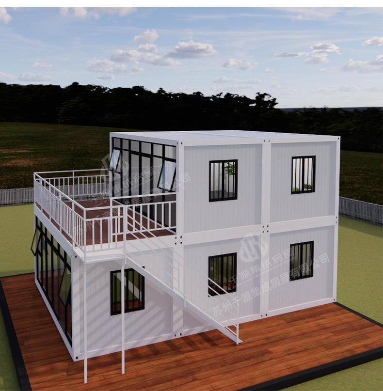 Dual-Deck Durable Steel Container for Residential Simple Office Scenic Area Living Integrated Package Box for House Double-Deck