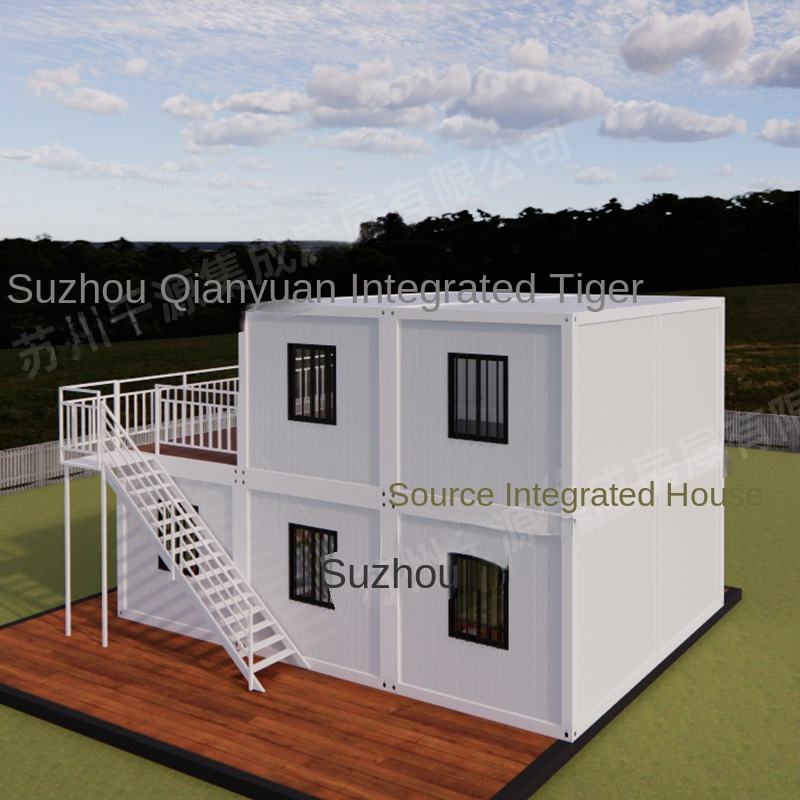 Dual-Deck Durable Steel Container for Residential Simple Office Scenic Area Living Integrated Package Box for House Double-Deck