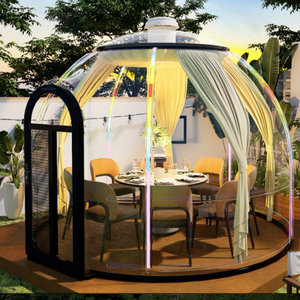 360&deg; Panoramic Transparent Tent for Mobile Spherical Starry Sky Room Homestays for Outdoor Park Restaurants Scenic Areas Camping