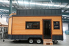 Ready to Ship Prefabricated Portable Tiny Home on Wheels Expandable Design with Bathroom Kitchen Modern Wooden Trailer House