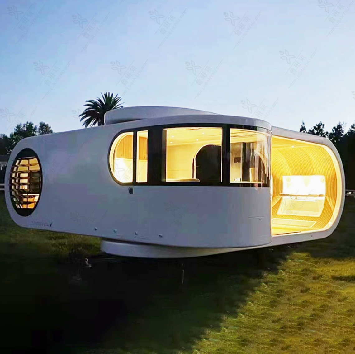 Telescopic Extension Modular Steel Structure Villa House Capsule-type Prefabricated House Modern Design