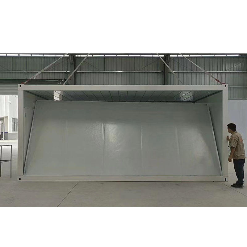 Integrated Housing Manufacturing Waterproof Fireproof Flame Retardant Light Steel Structure Folding Basing 20ft 40ft Shop Villa