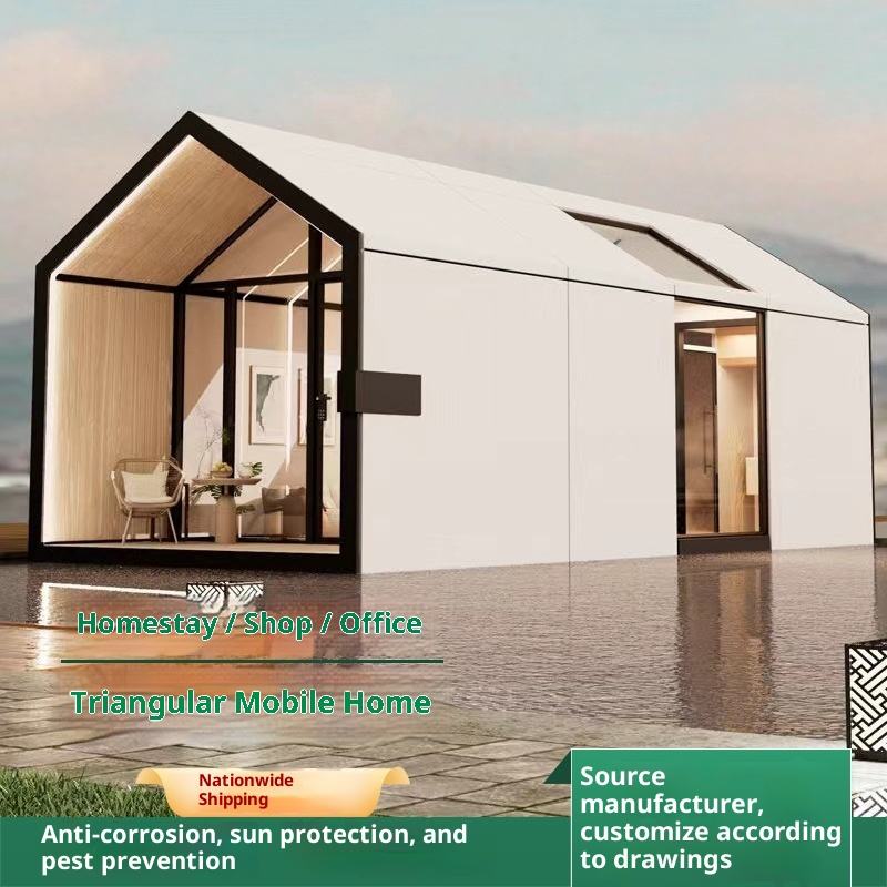 Outdoor Triangle Chalet Modular Creative Internet Celebratory Villa Landscape Homestay Space Capsule Mobile Room Hotel Office