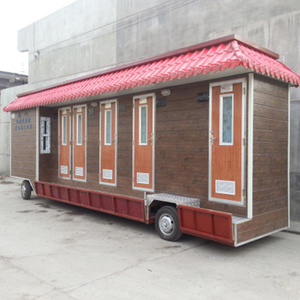 Customized Environmental Protection Plastic Trailer Mobile Outdoor Scenic Public Toilet Rental