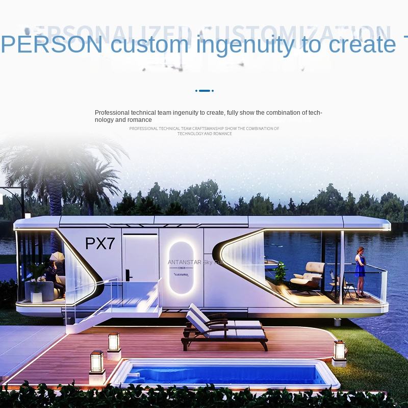 Extendable Capsule House Space Prefabricated Capsule Container House Luxury Portable Modular Prefabricated HousesMobile