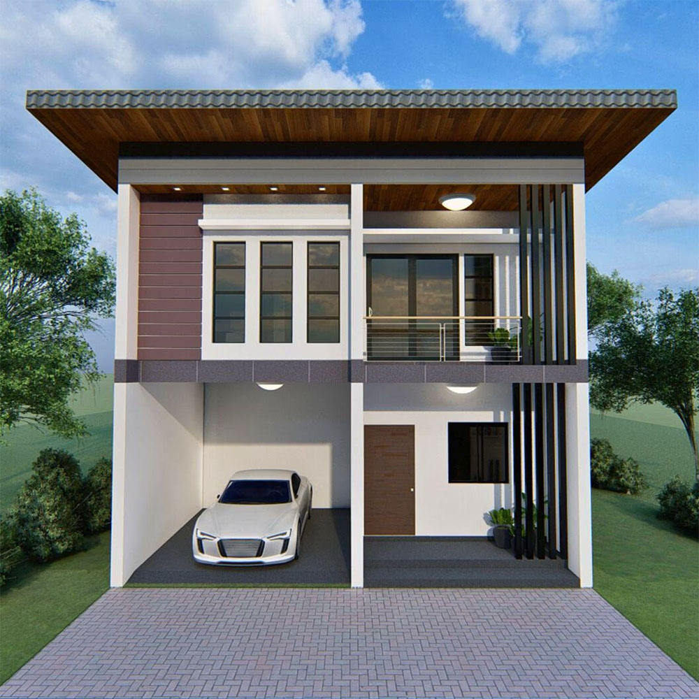 Beautiful Modern Light Steel Frame Design Prefabricated Luxury Villa House