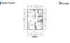 Modular house with precast reinforced concrete walls and light‑steel roof.