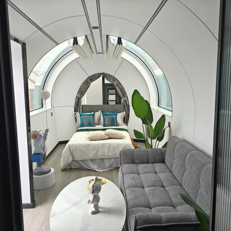 Telescopic Sliding Modular Space Capsule