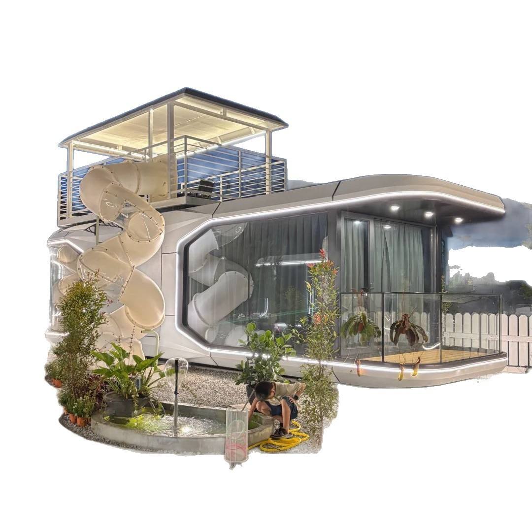 Space Capsule Modular House Integrated Mobile Office and Apple Capsule for Hotel Use or Personal Homestay Container House