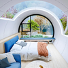 Aluminum Alloy Star Room Space Capsule Mobile Outdoor Homestay Sun Room Sunshade House Hotels Factory Assembly Apple Steel Villa