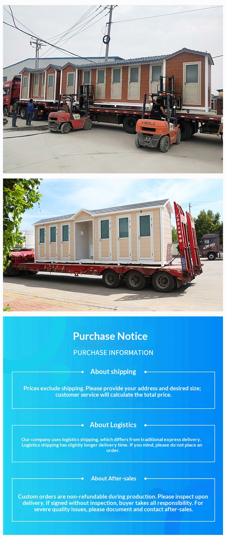 Scenic Area Park Luxury Metal Eco-Friendly Mobile Outdoor Floor Mounted Public Toilet for Men and Women