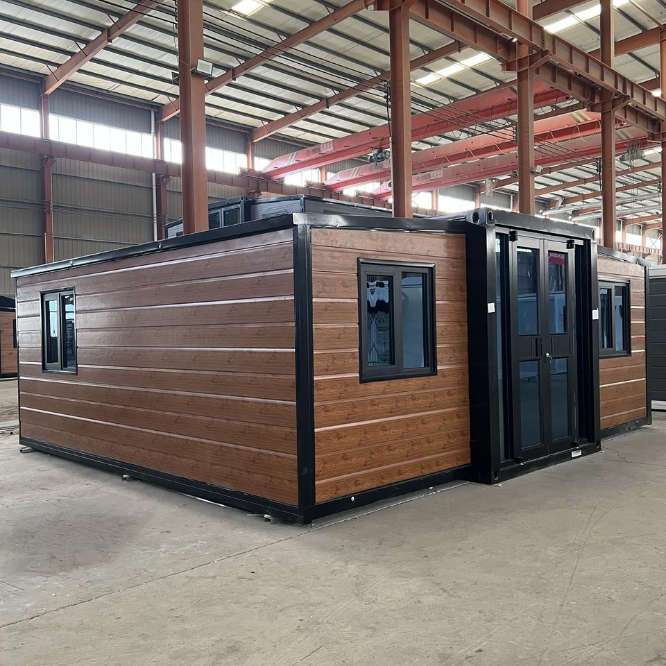 Double-Wing Foldable Habitable Container Residence Expandable Wing-Type Prefabricated House Container House