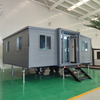 Best Selling Expandable Wooden Container House with Trailer and Tiny House on Wheels for Mobile Dwelling Villa & Apartment Use