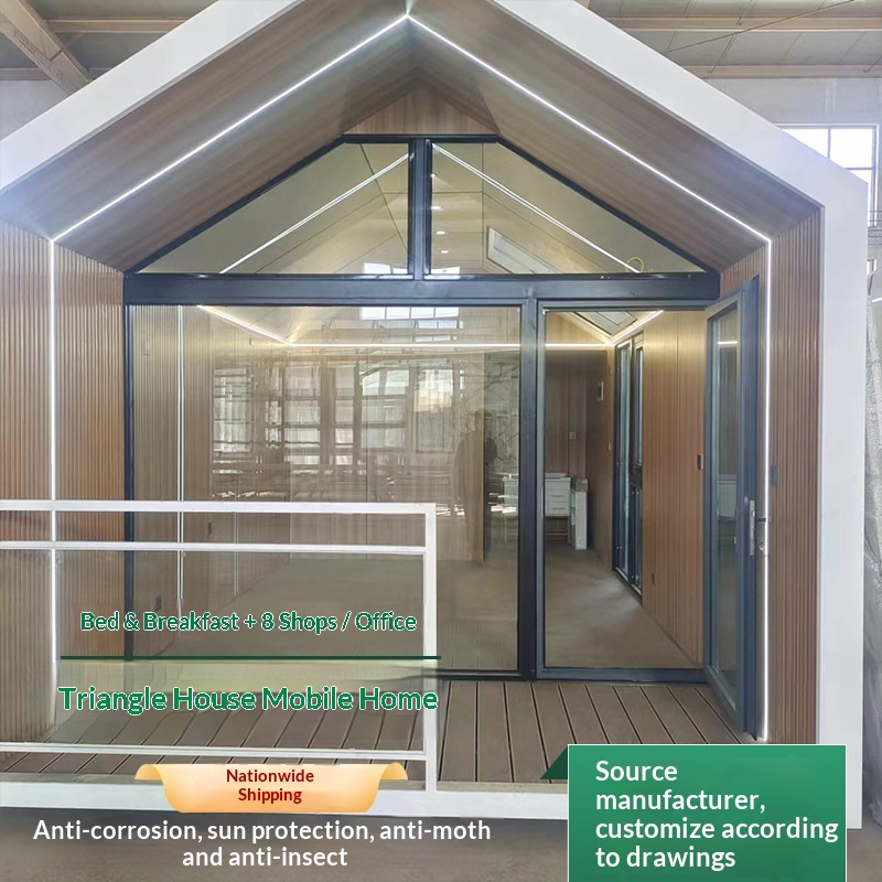 Outdoor Triangle Chalet Modular Creative Internet Celebratory Villa Landscape Homestay Space Capsule Mobile Room Hotel Office