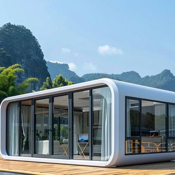 Apple Cabin Modern Breathable Square Single-layer Steel Structure Container Material Apartment House Outdoor Mobile Scenic Area