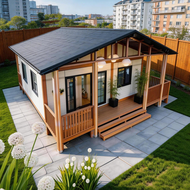 Double Wing Expandable Container House 20ft 40ft, Foldable Prefab House with Fast Installation Direct