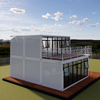 Dual-Deck Durable Steel Container for Residential Simple Office Scenic Area Living Integrated Package Box for House Double-Deck