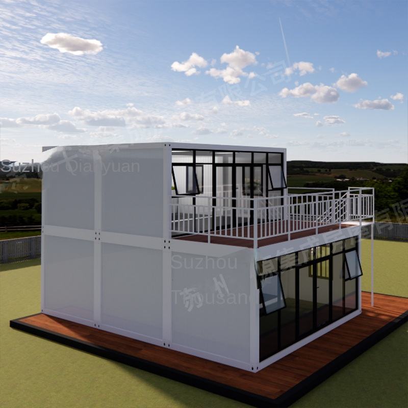 Dual-Deck Durable Steel Container for Residential Simple Office Scenic Area Living Integrated Package Box for House Double-Deck