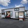 Prefab Cabin Travel Camper Tiny Home Caravan Trailer House on Wheels for Sale