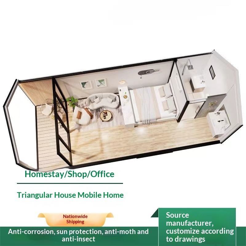 Outdoor Triangle Chalet Modular Creative Internet Celebratory Villa Landscape Homestay Space Capsule Mobile Room Hotel Office