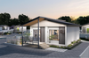 Elegant Modular house with precast reinforced concrete walls and light‑steel roof