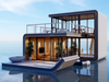 Aluminum Cladding Luxury Light Steel Villa