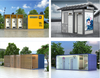 High-End Eco-Friendly Mobile Restroom Smart Outdoor Public Toilet for Bathrooms Container House for Mobile Shower Rooms