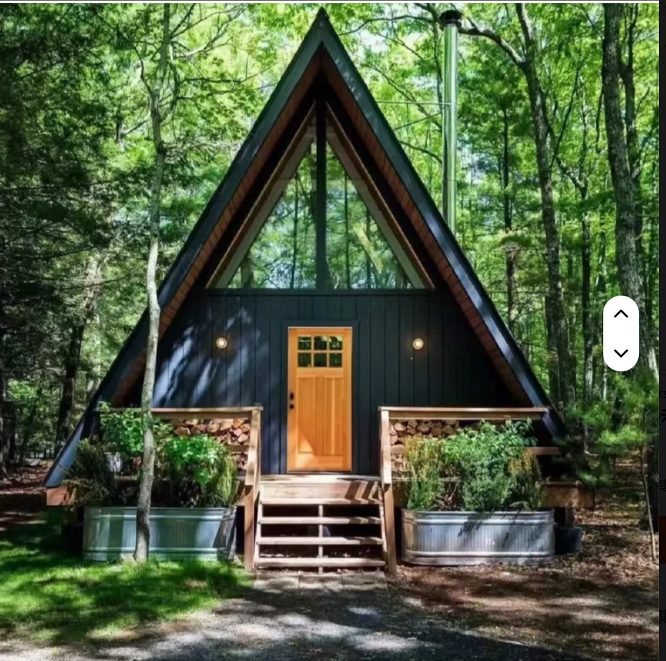 Triangular Steel A-Frame Scenic Area Landscape Resort Hotel Activity Room