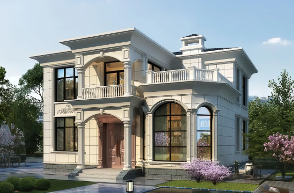 Luxury Light Steel Structure Villas with Mid-Century Modern Design and 41-80mph Wind Resistance Made in Jiangsu China