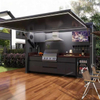 Outdoor Bbq Kitchen Garden Eco-Friendly Modular Kitchen Cabinets for Guesthouse
