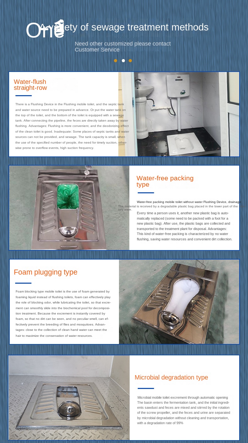 Steel Mobile Toilet for Outdoor Scenic Areas Public Apple Warehouse Eco-Friendly Living Room Eco-Criendly Mobile Supermarket Gym